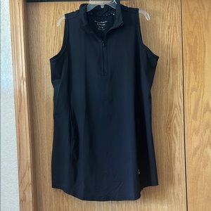Tommy Bahama Aubrey Mock Women's Black Sleeveless Top - XL